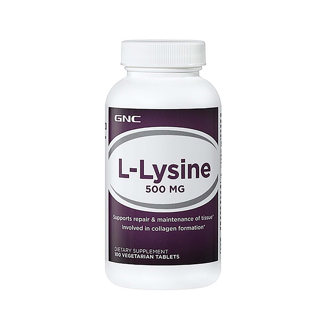 Liznページ GNC L-Lysine 500 mg, L-Lizina, 100 tb - GNC Romania - GNC Live Well RO