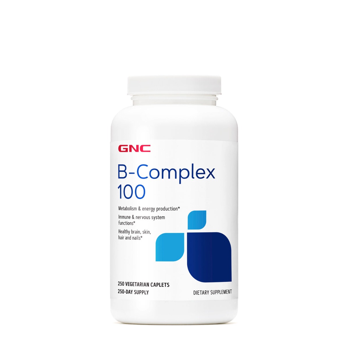 GNC B-Complex 100, Complex de Vitamine B, 250 tb - GNC Live Well RO