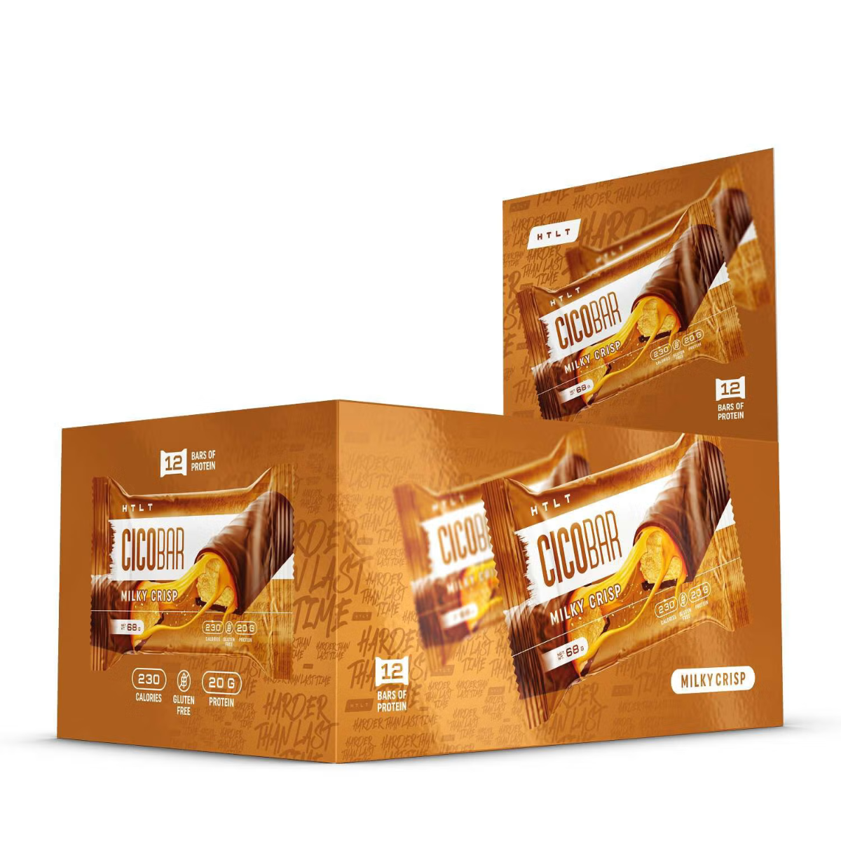 Collana premium rich cream New ×5 HTLT CICO Bar Milk Crisp, Protein Bar with Milky Cream Flavor, 68