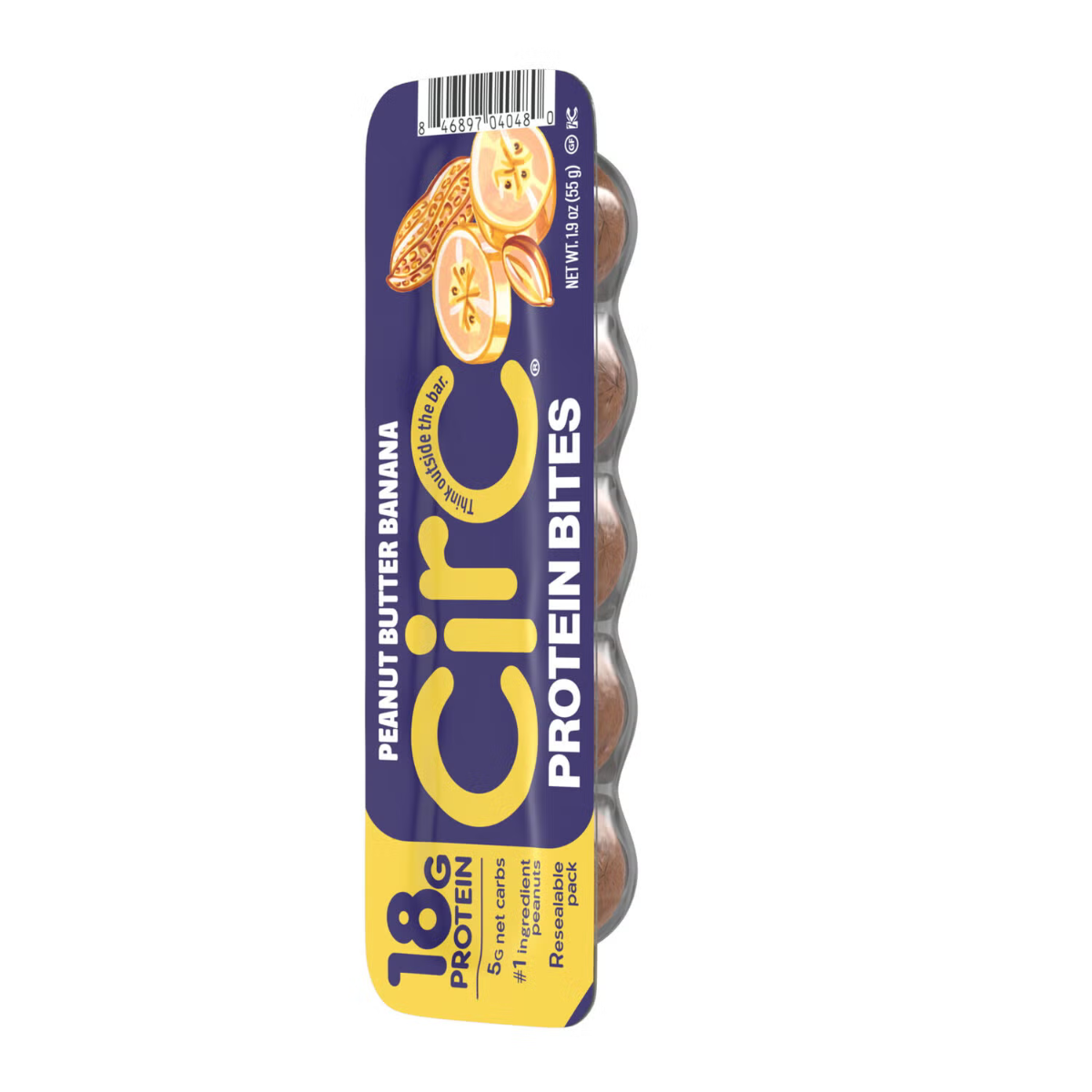 Circ Bites Protein snack with peanut butter banana flavor, 55 g - GNC ...