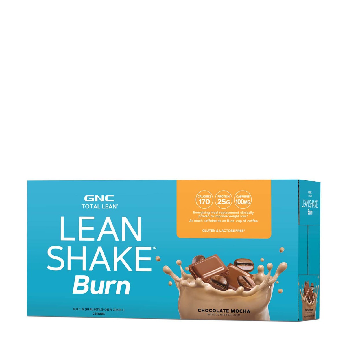 GNC Total Lean® Lean Shake™ Burn, Bautura Proteica Energizanta cu