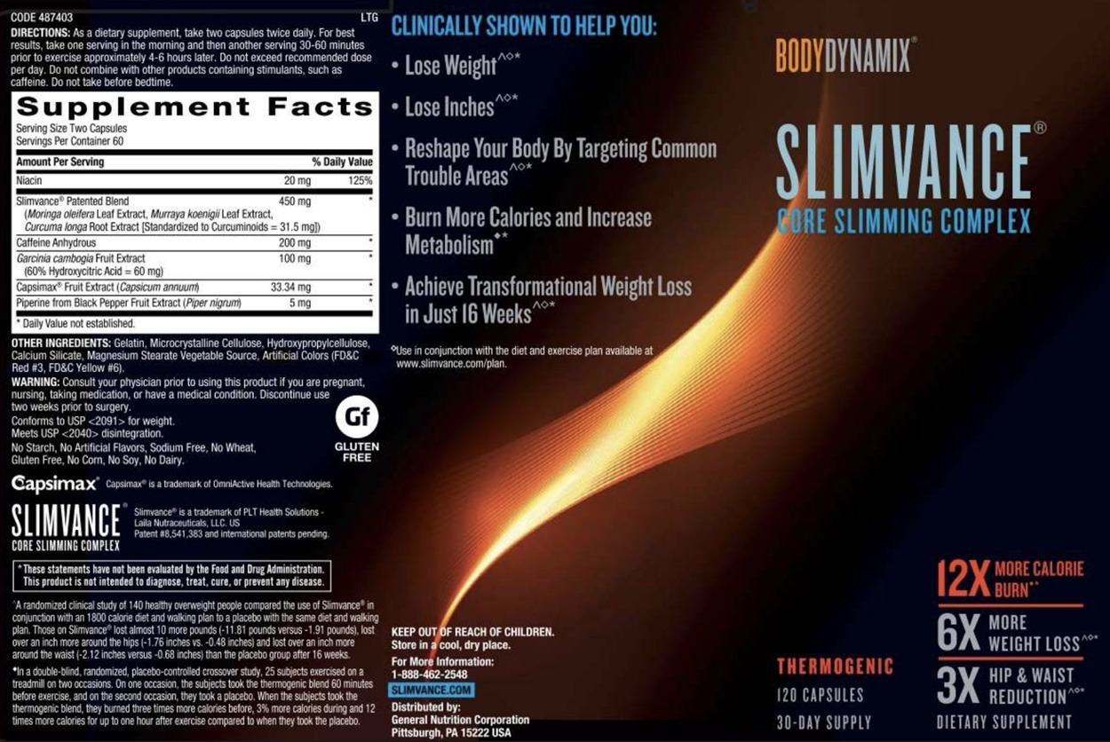 GNC BodyDynamix® Slimvance® Core Slimming Complex, Weight Control