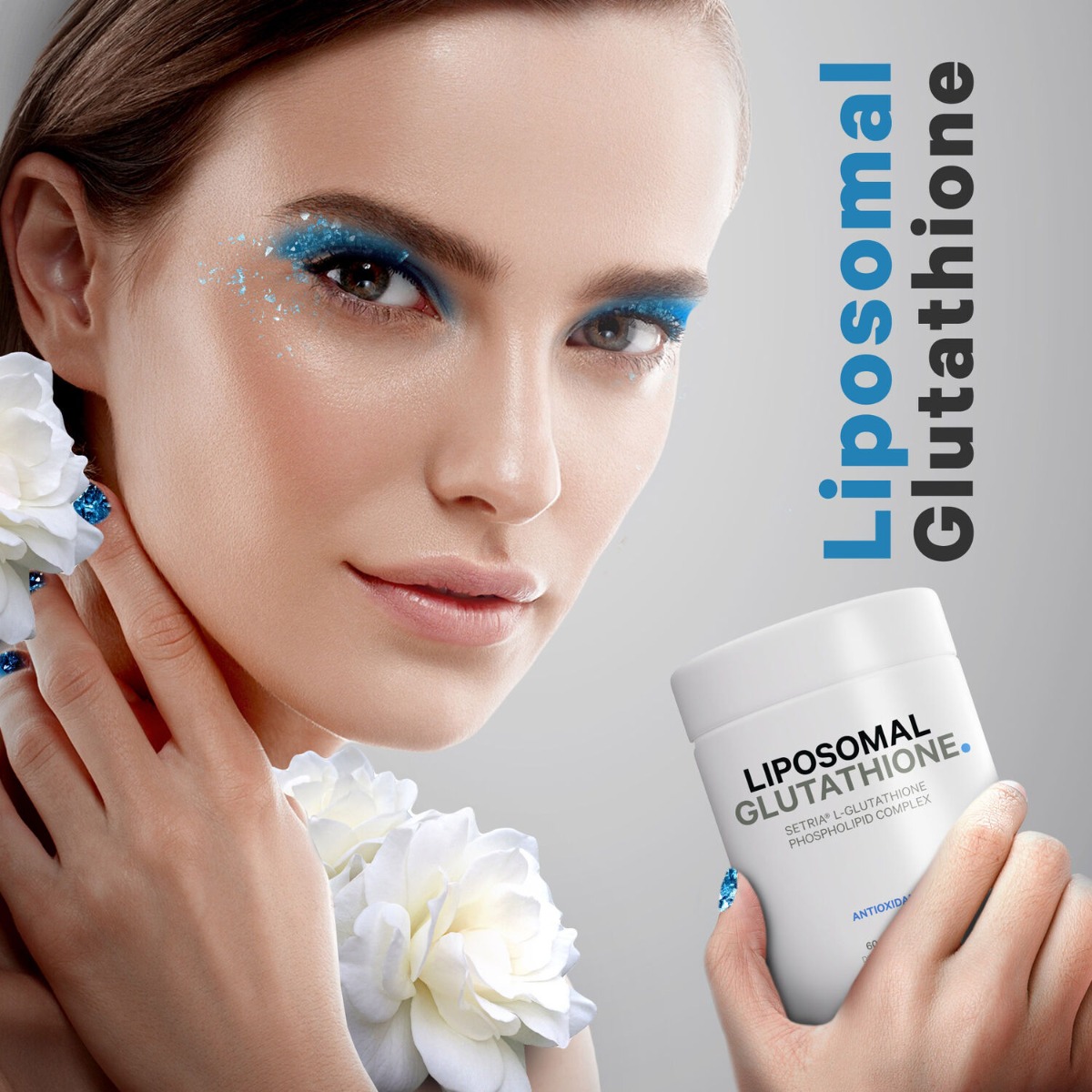 CodeAge Liposomal Glutathione, Glutation Lipozomal Setria®, 60 cps - GNC Romania