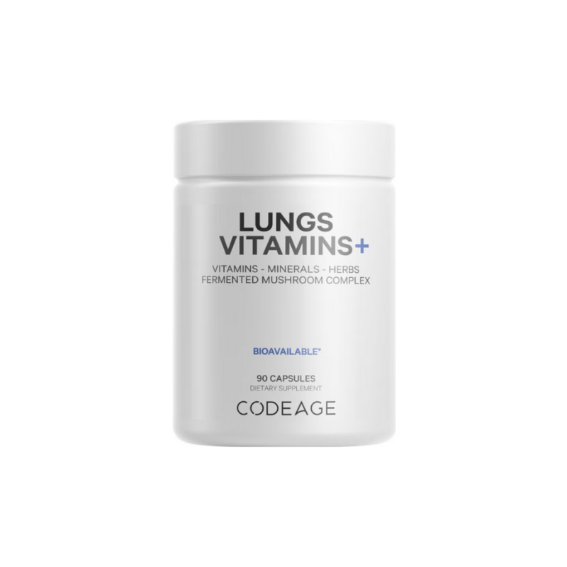 健康・医学 bioengineering nursing CodeAge Lungs Vitamins, Formula Complexa pentru Imbunatatirea