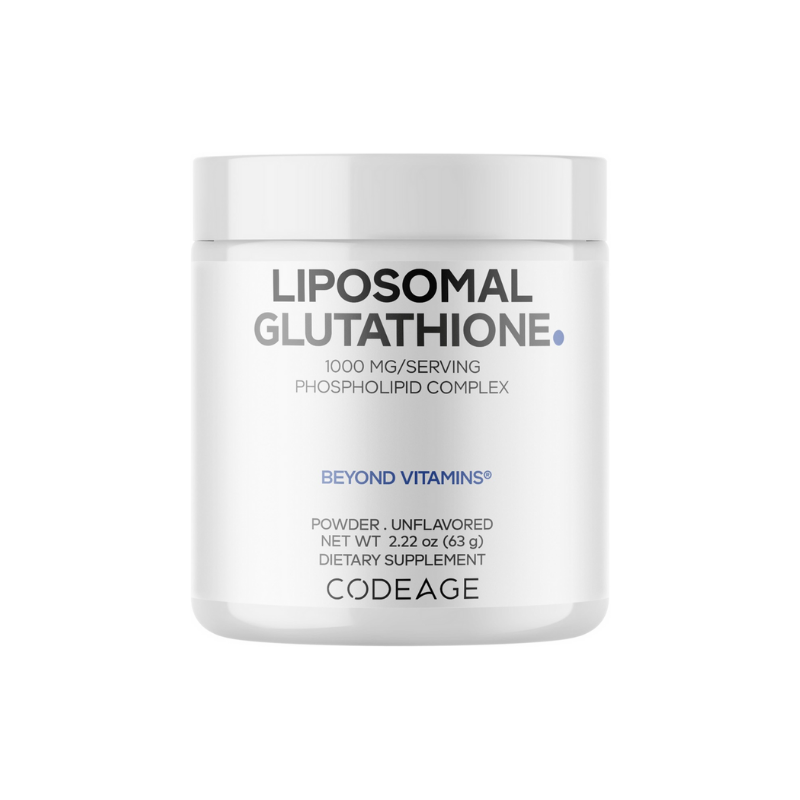 CodeAge Liposomal Glutathione , Glutathione Liposomal Powder 1000 mg, 63 g  - GNC Romania