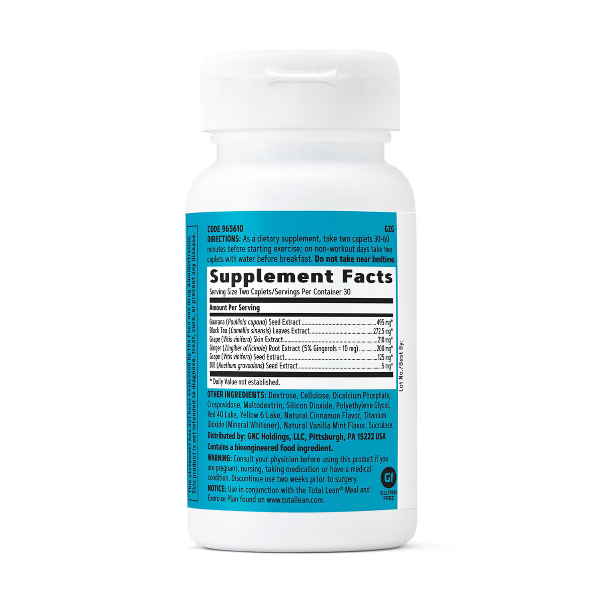 GNC Total Lean® Burn 60™, Formula Termogenica Pentru Stimularea
