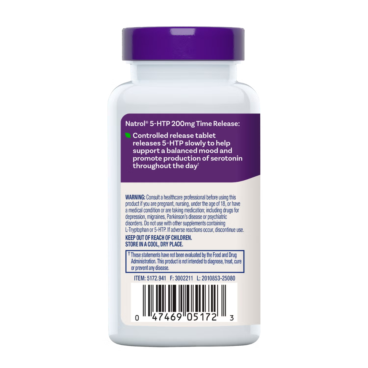 Natrol® 5-HTP 200 mg Timed-Release, 30 tb - GNC Romania - GNC Live