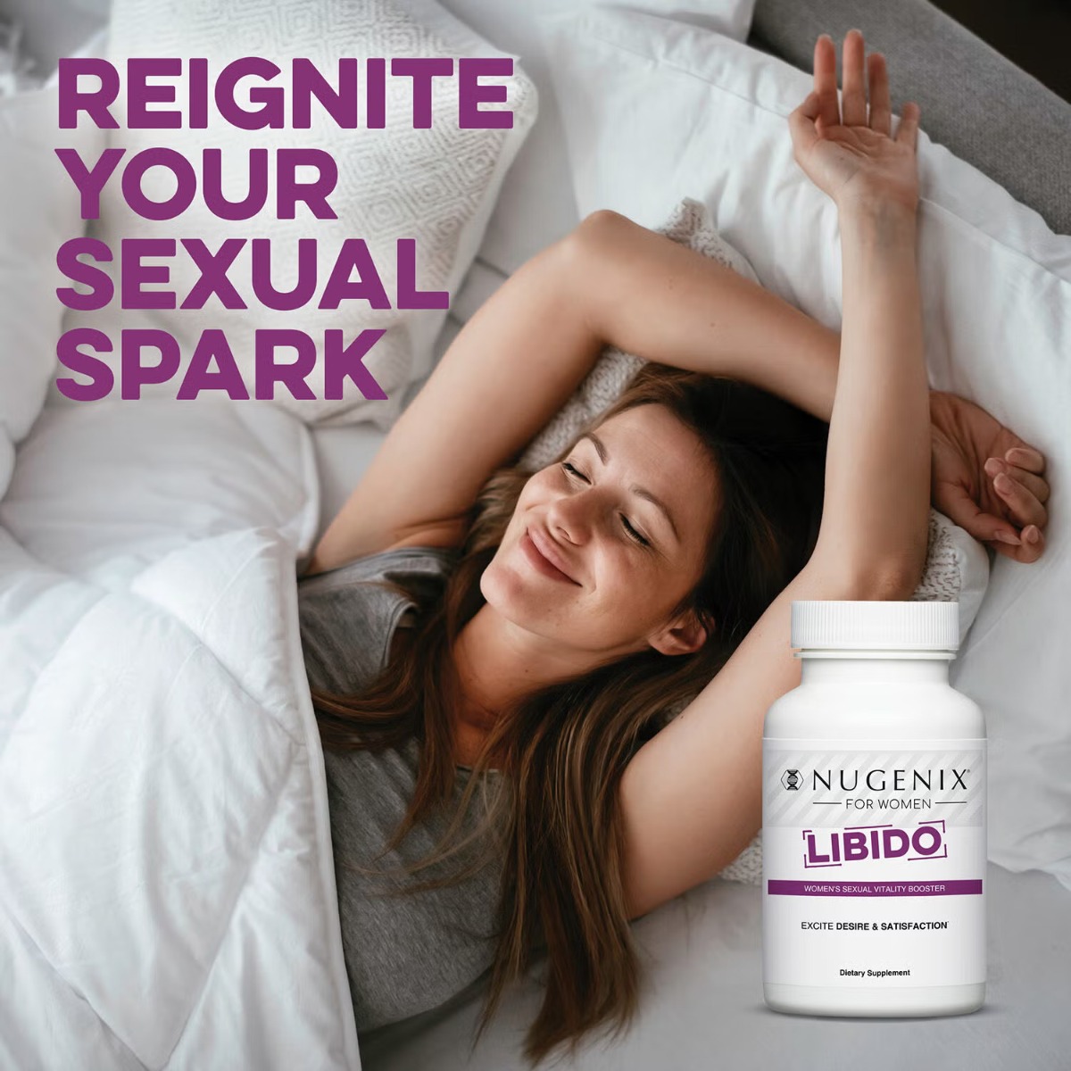 Nugenix® Libido, Suport pentru vitalitate si echilibru feminin, 60