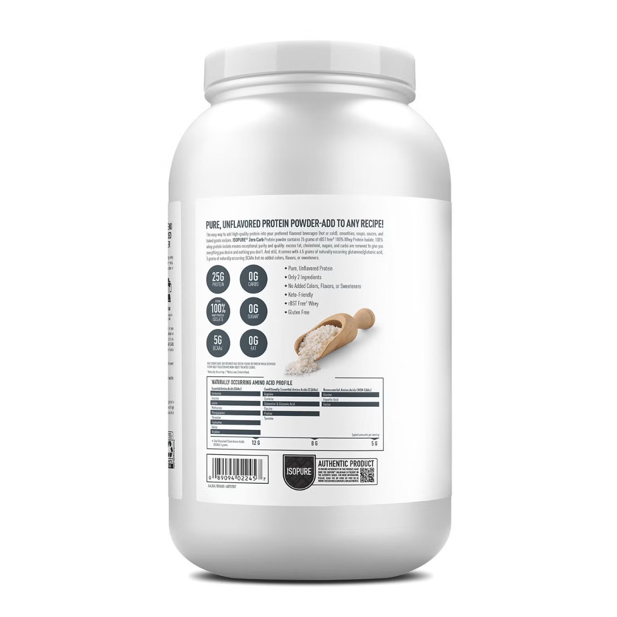 Isopure, Whey Protein Isolated Whey Protein Carbohydrate Free