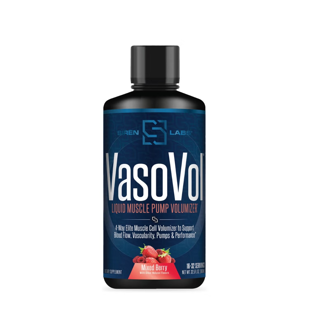 SirenLabs® Vaso Vol™, Advanced Muscle Pump & Performance Formula