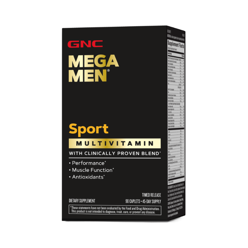 GNC Mega Men® Sport, Complex de Multivitamine pentru Barbati, 90